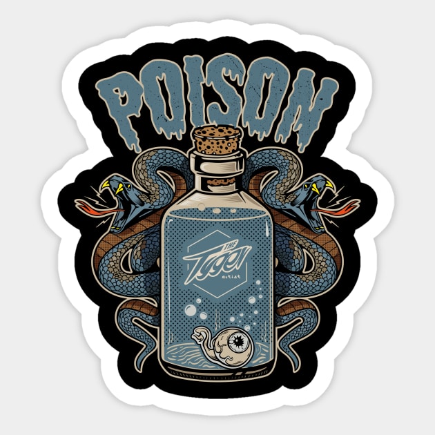 Poison Sticker by thetyger